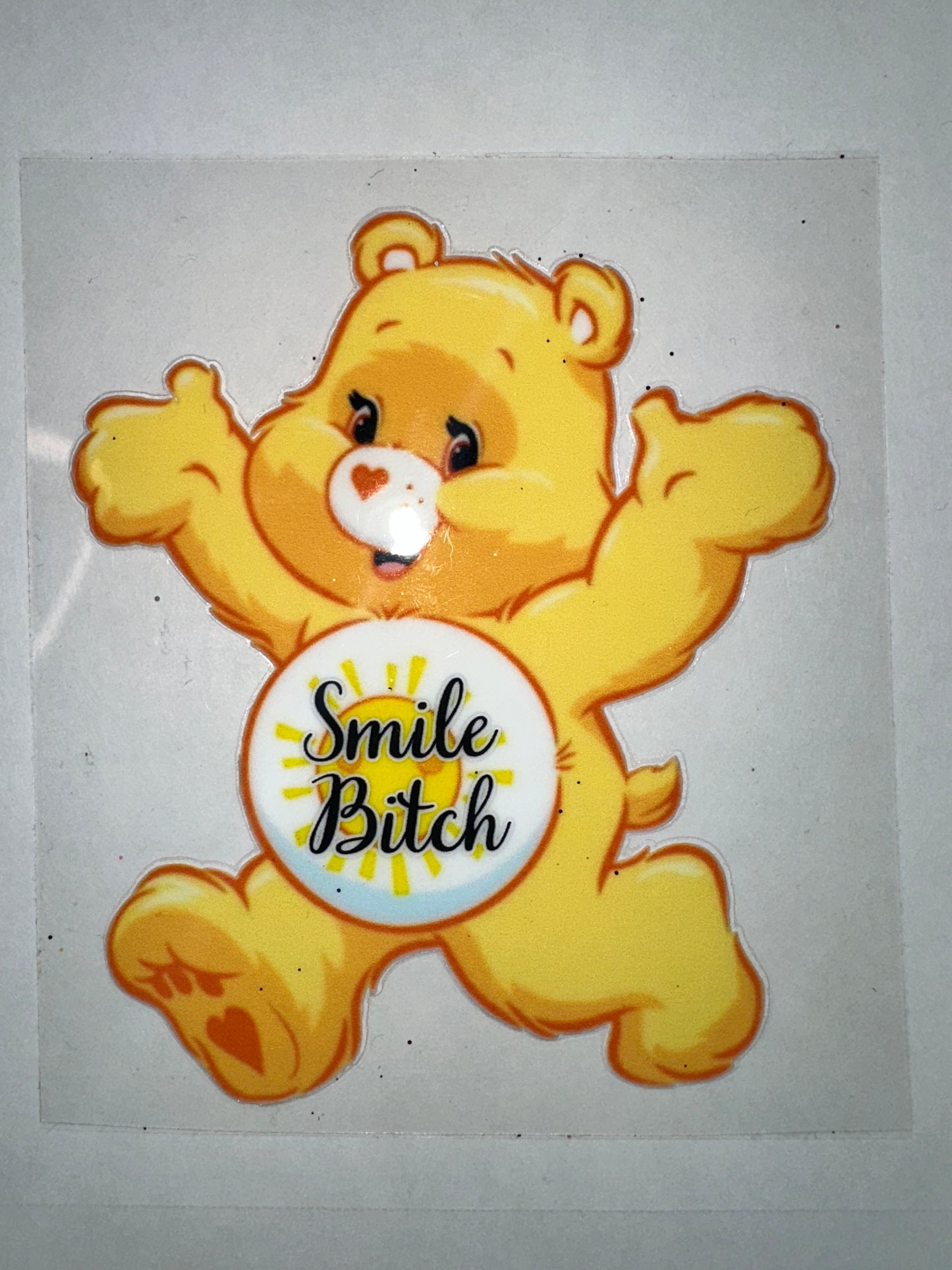 Smile Care Bear Decal