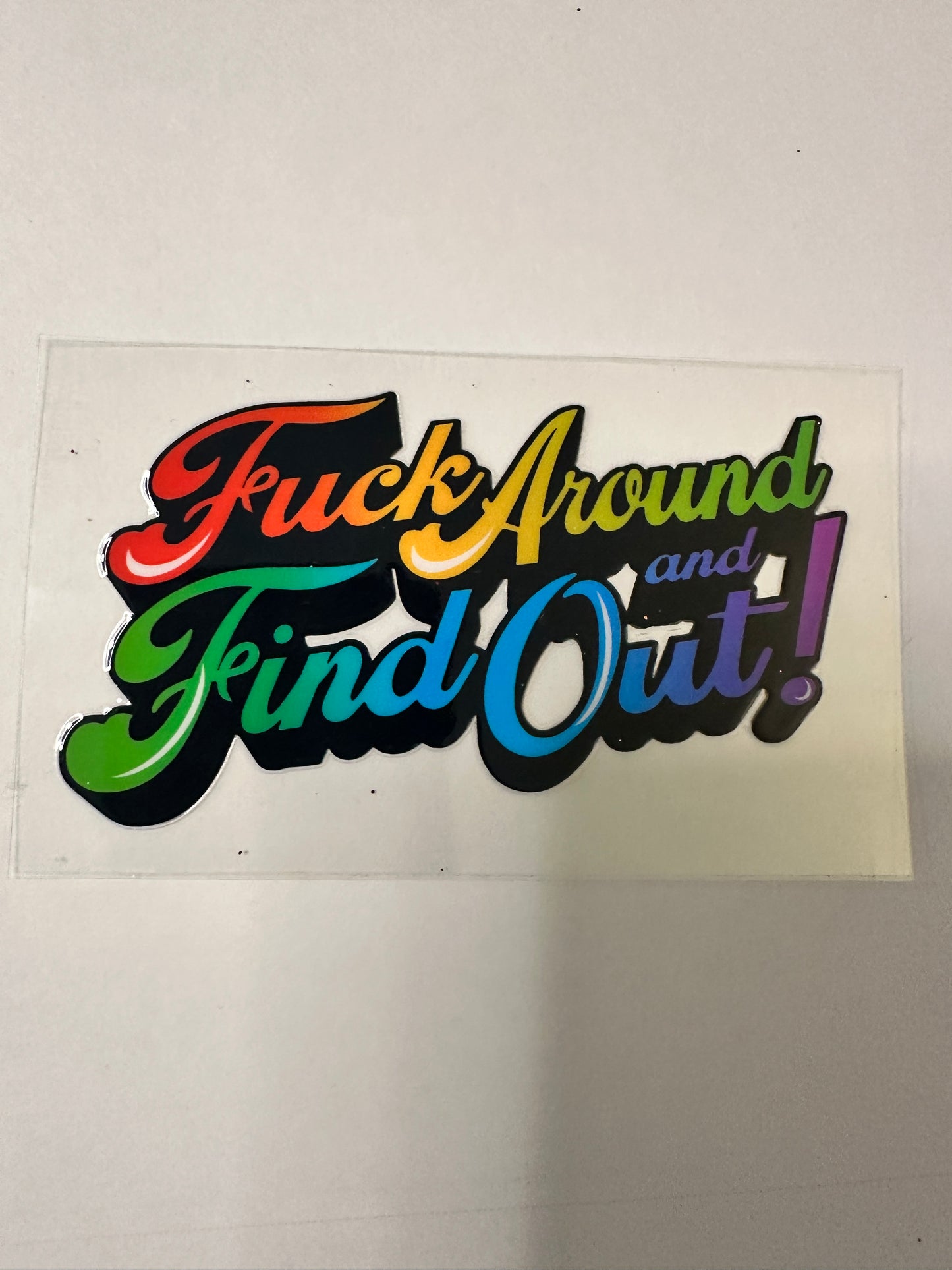 Rainbow FAFO Decal
