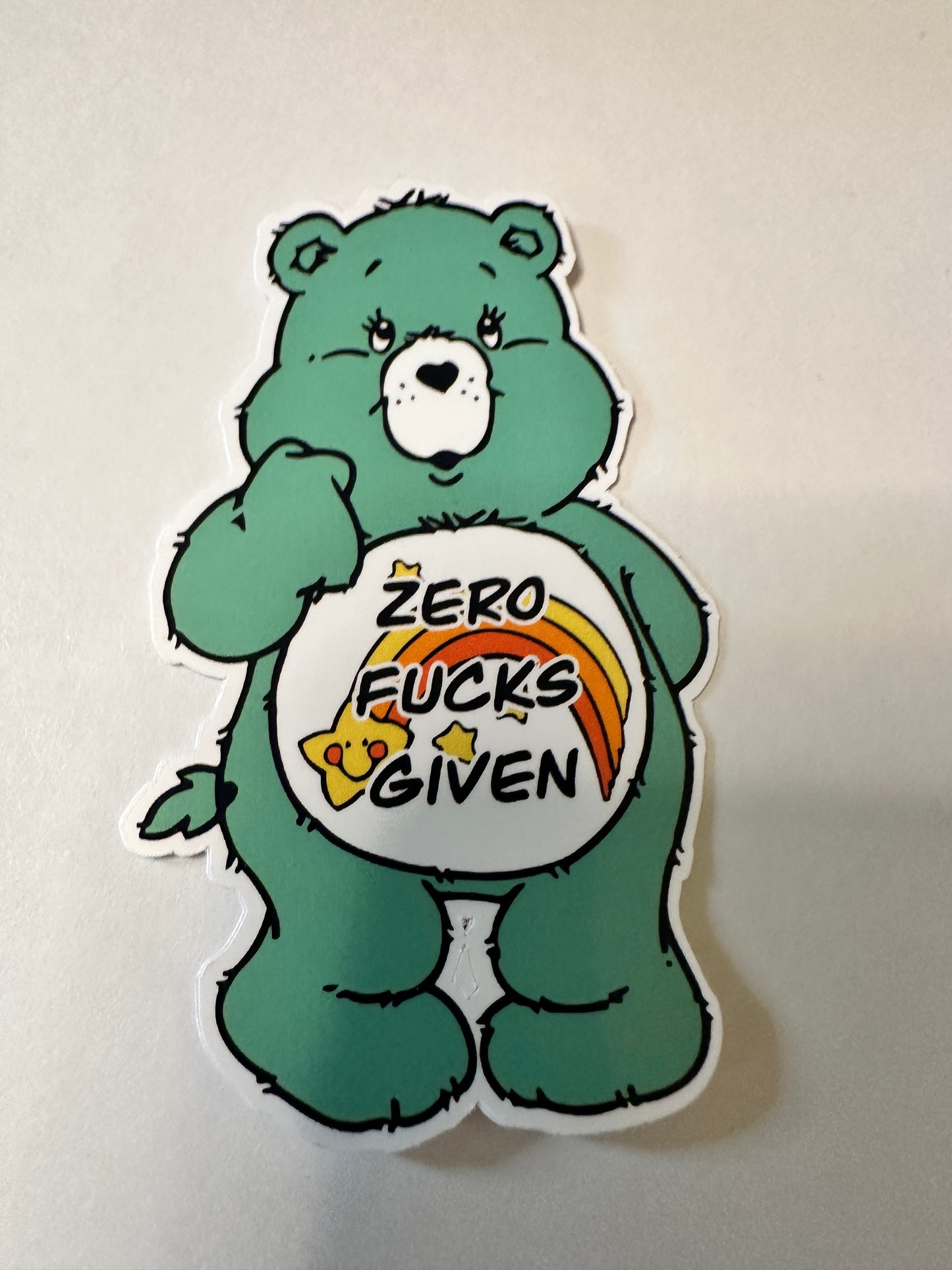 Prick Care Bear Decal