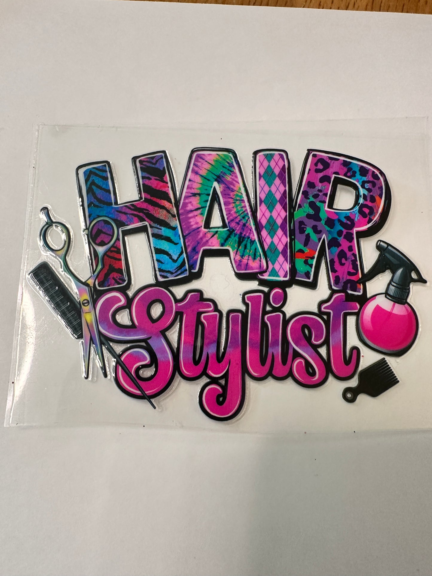 Hair Stylist Decal