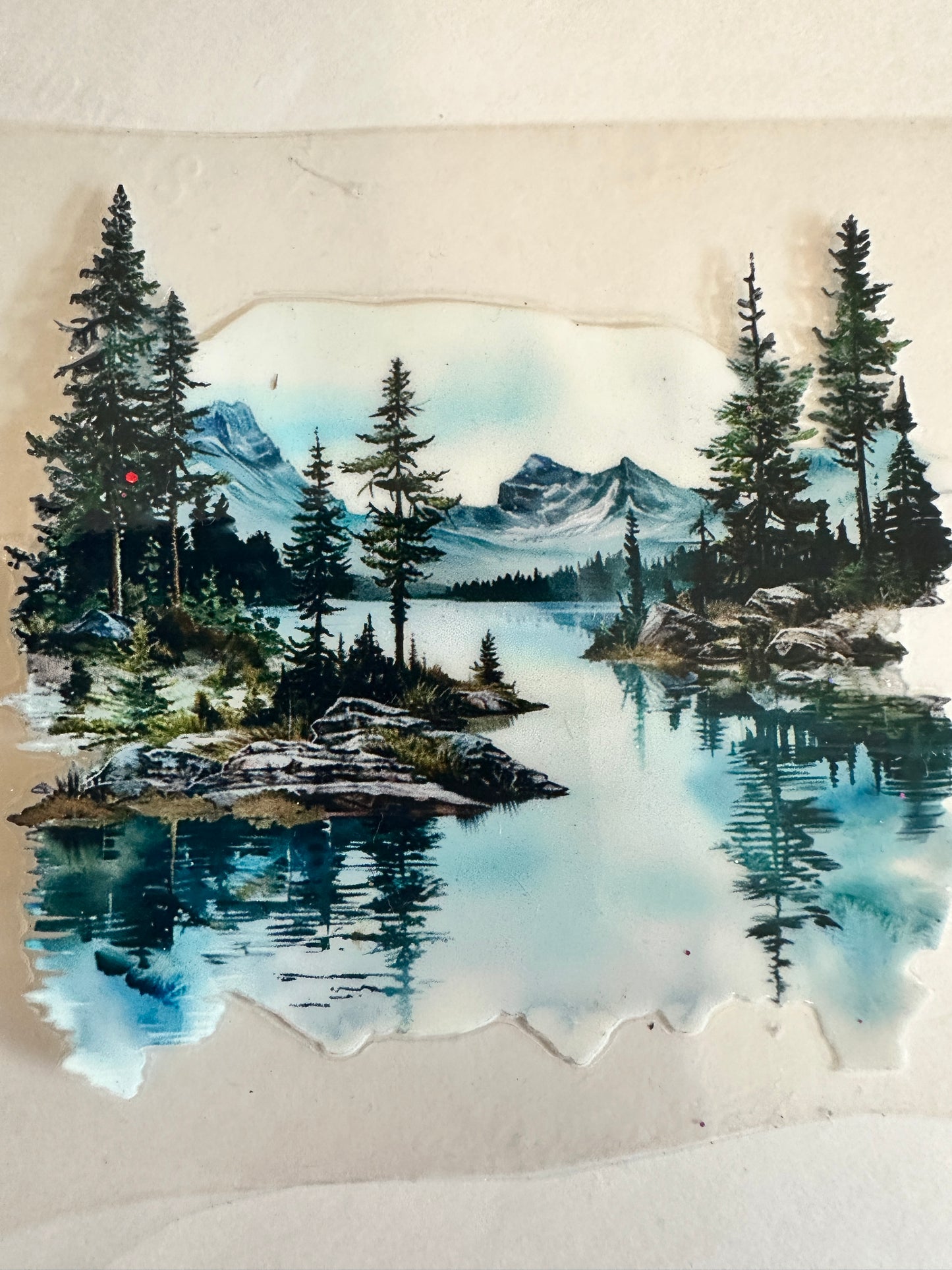 Mountains and water Decal