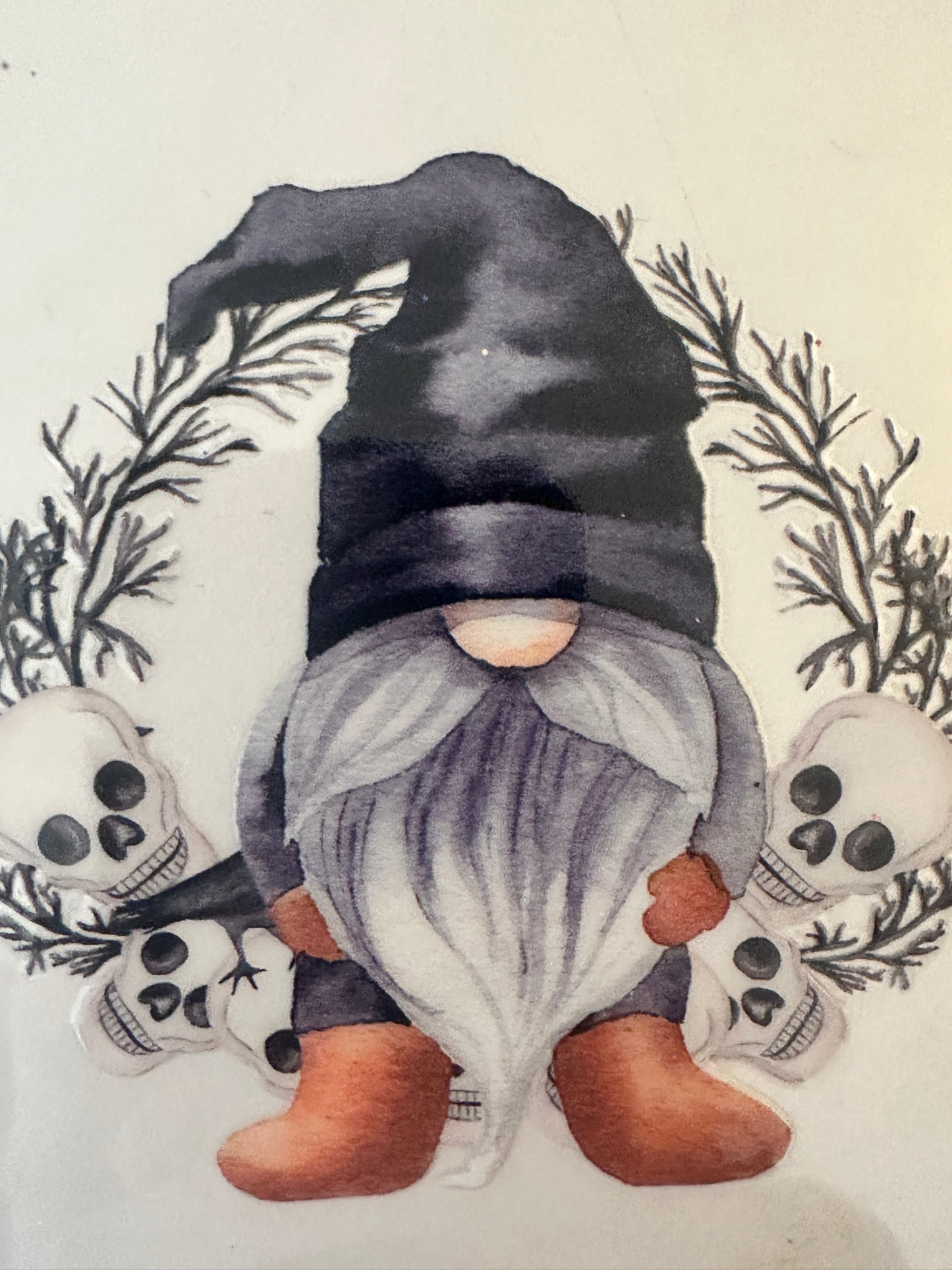 Gnome with Skulls Decal
