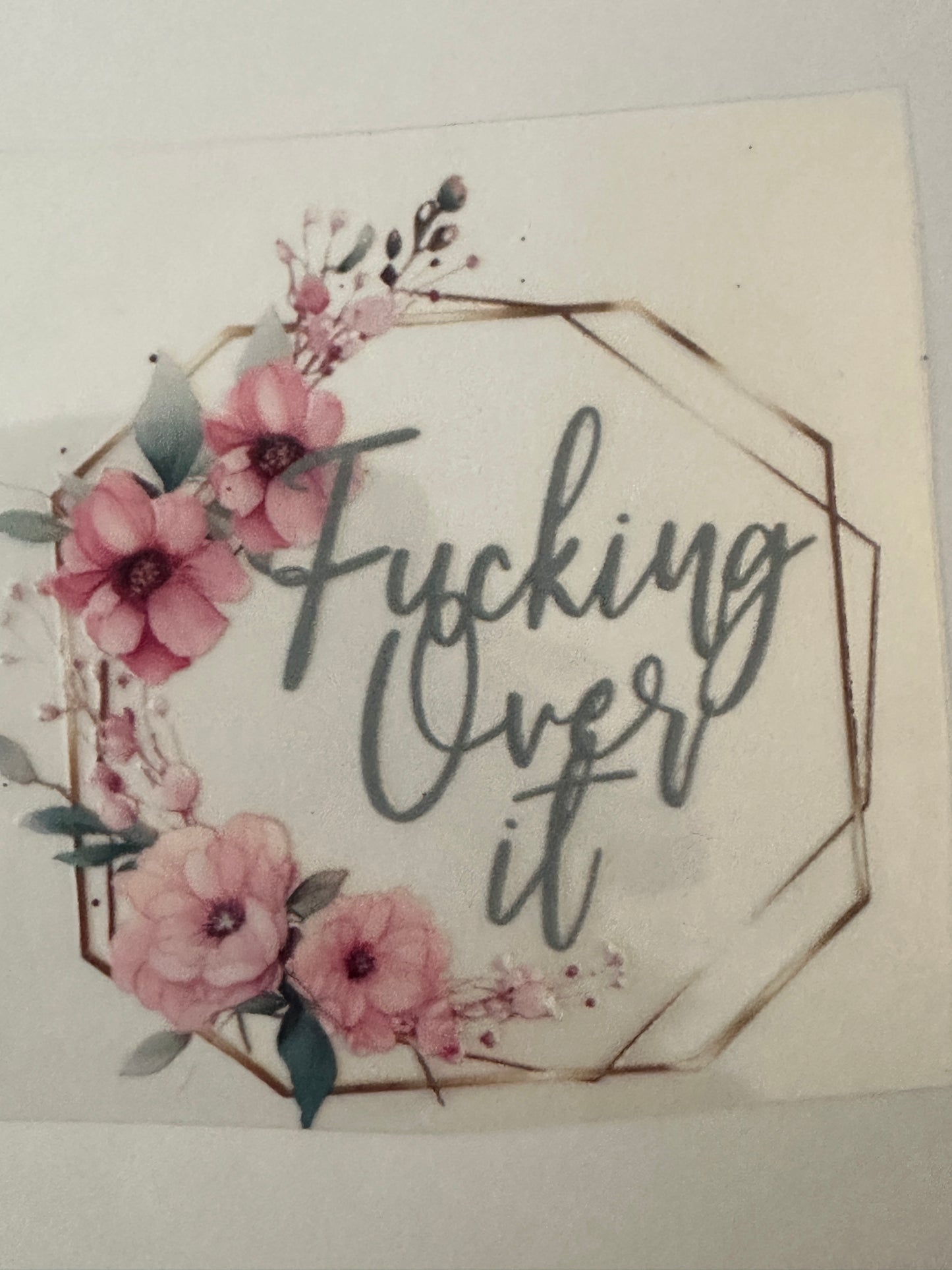 Over It Decal