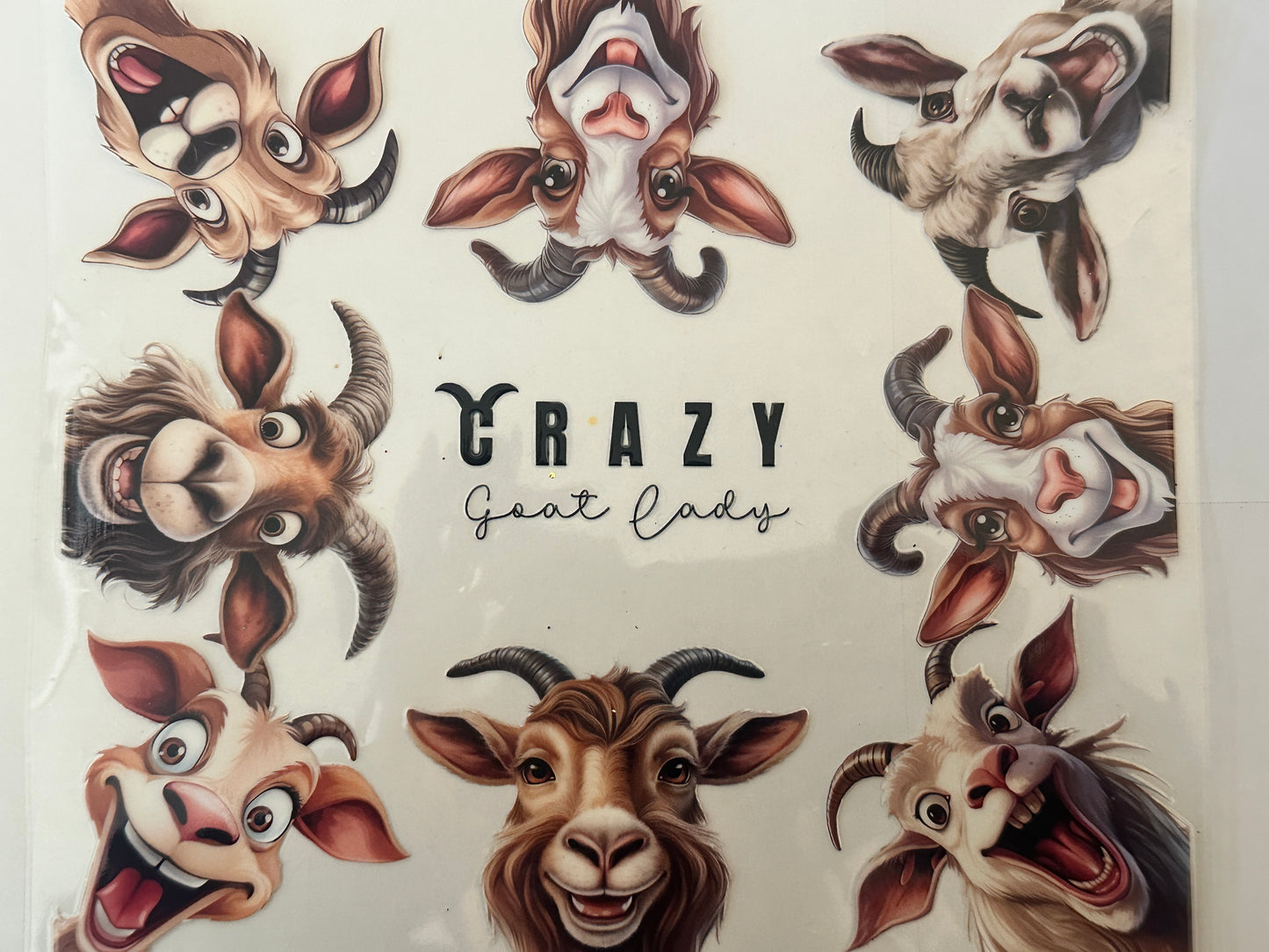 Crazy Goat Lady Wrap Decal
