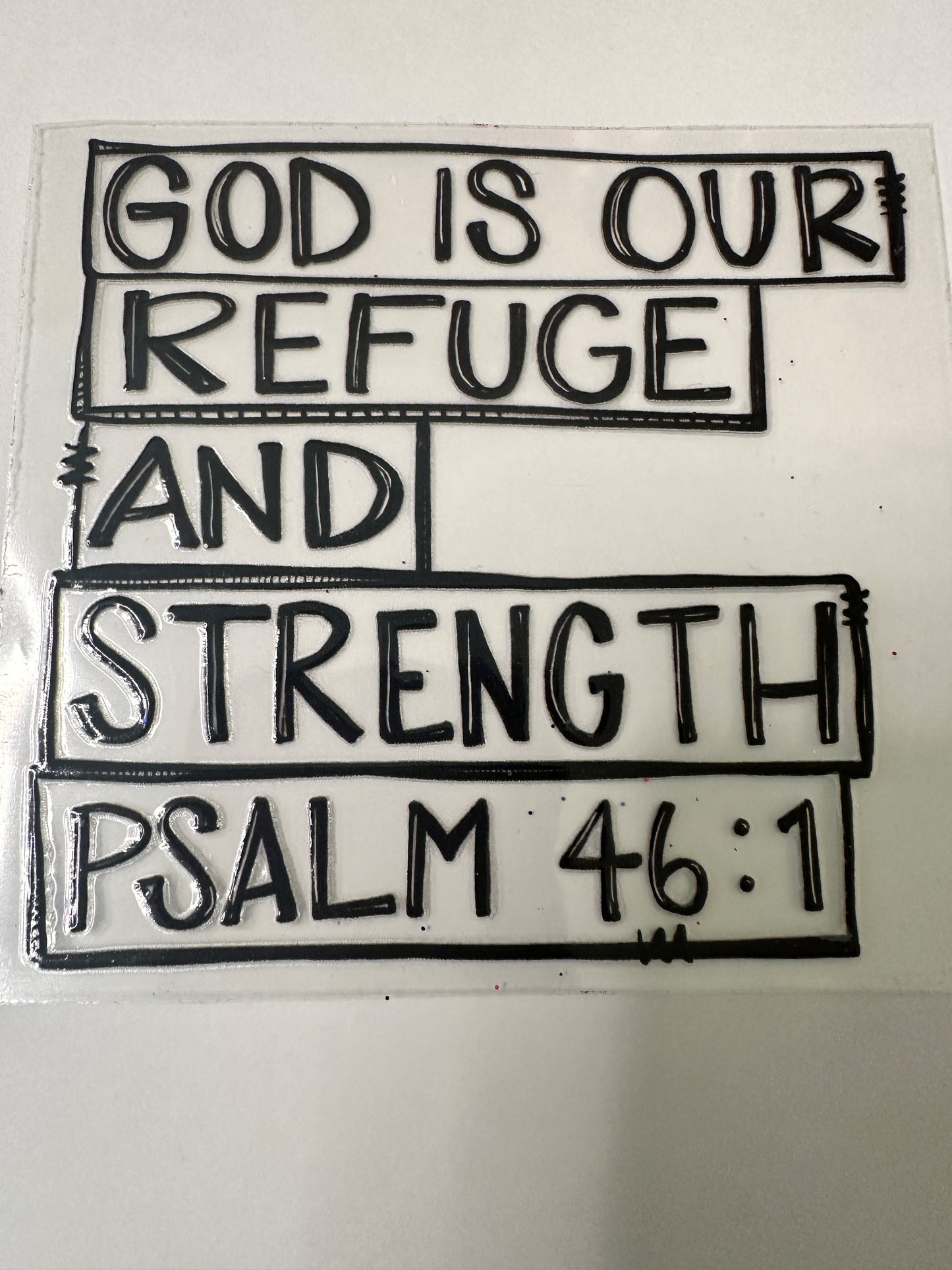 Psalm 46:1 Decal
