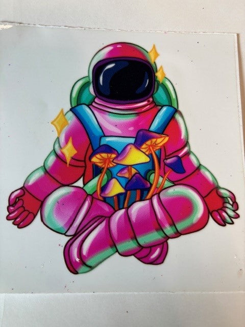 Hippy Speaceman Decal