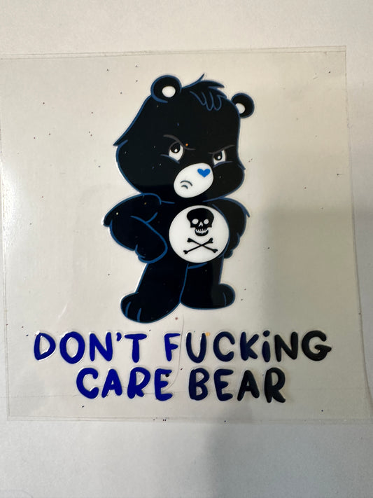 Don't Care Bear Decal