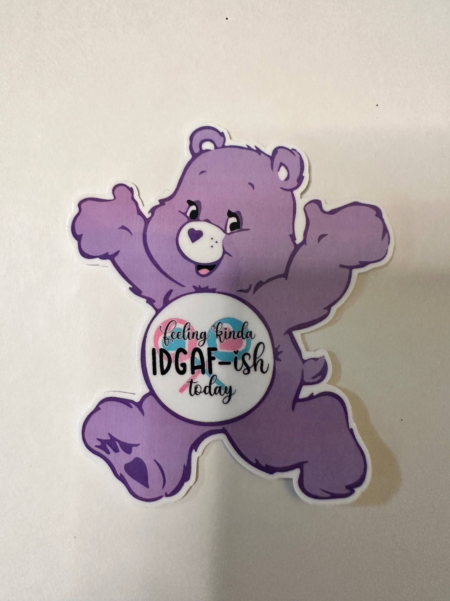 Feeling IDGAF-ish Care Bear