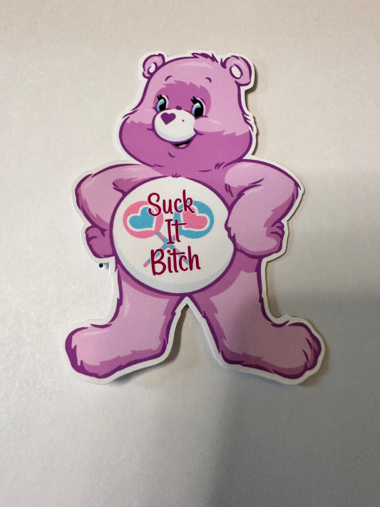 Suck It Care Bear Decal