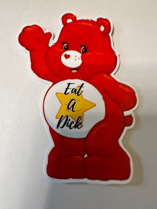 Eat A D*** Care Bear Decal