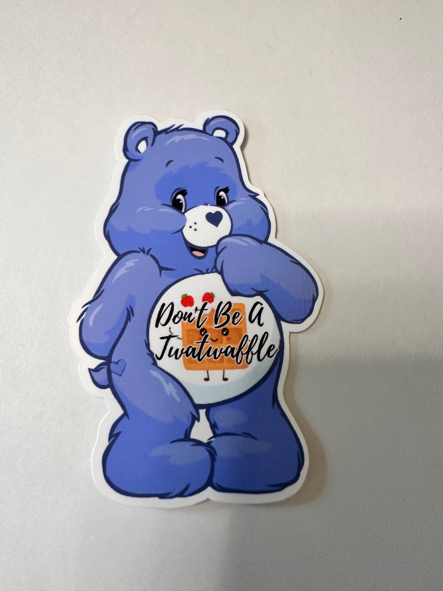 Don't be a TWaffle Care Bear Decal