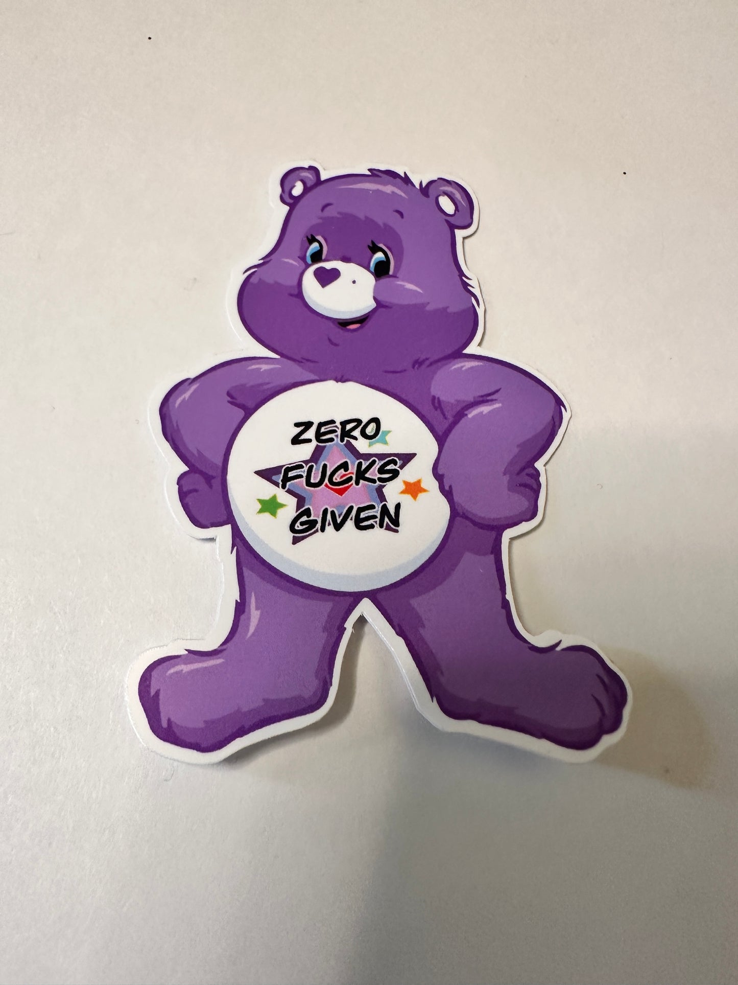 Zero Fs Given Care Bear Decal