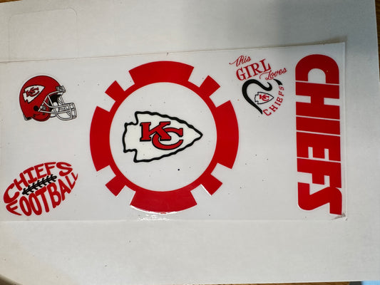 KC Chiefs Football Wrap decal