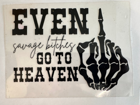Skull hand Decal