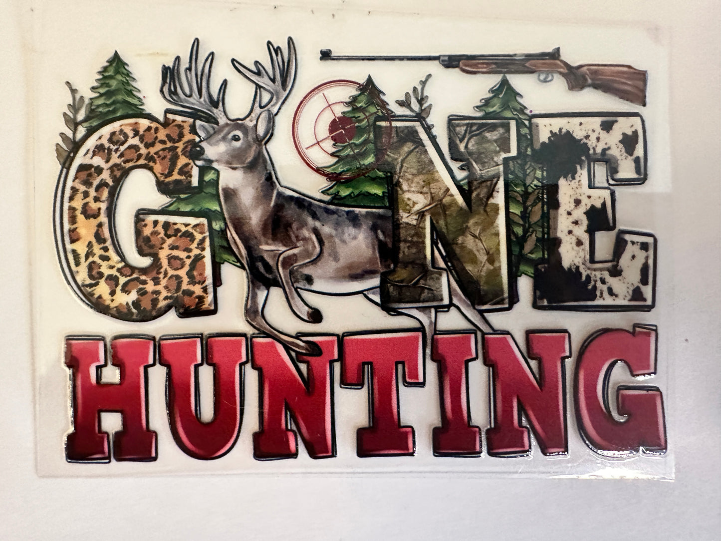 Gone Hunting Decal