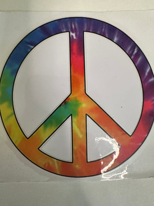 Rainbow Peace Decal