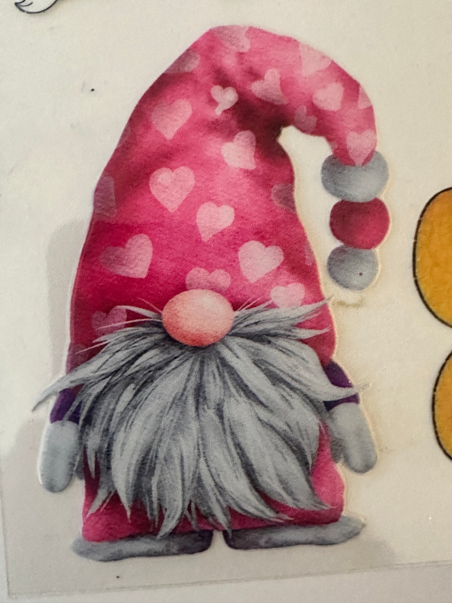 Heart Gnome Decal