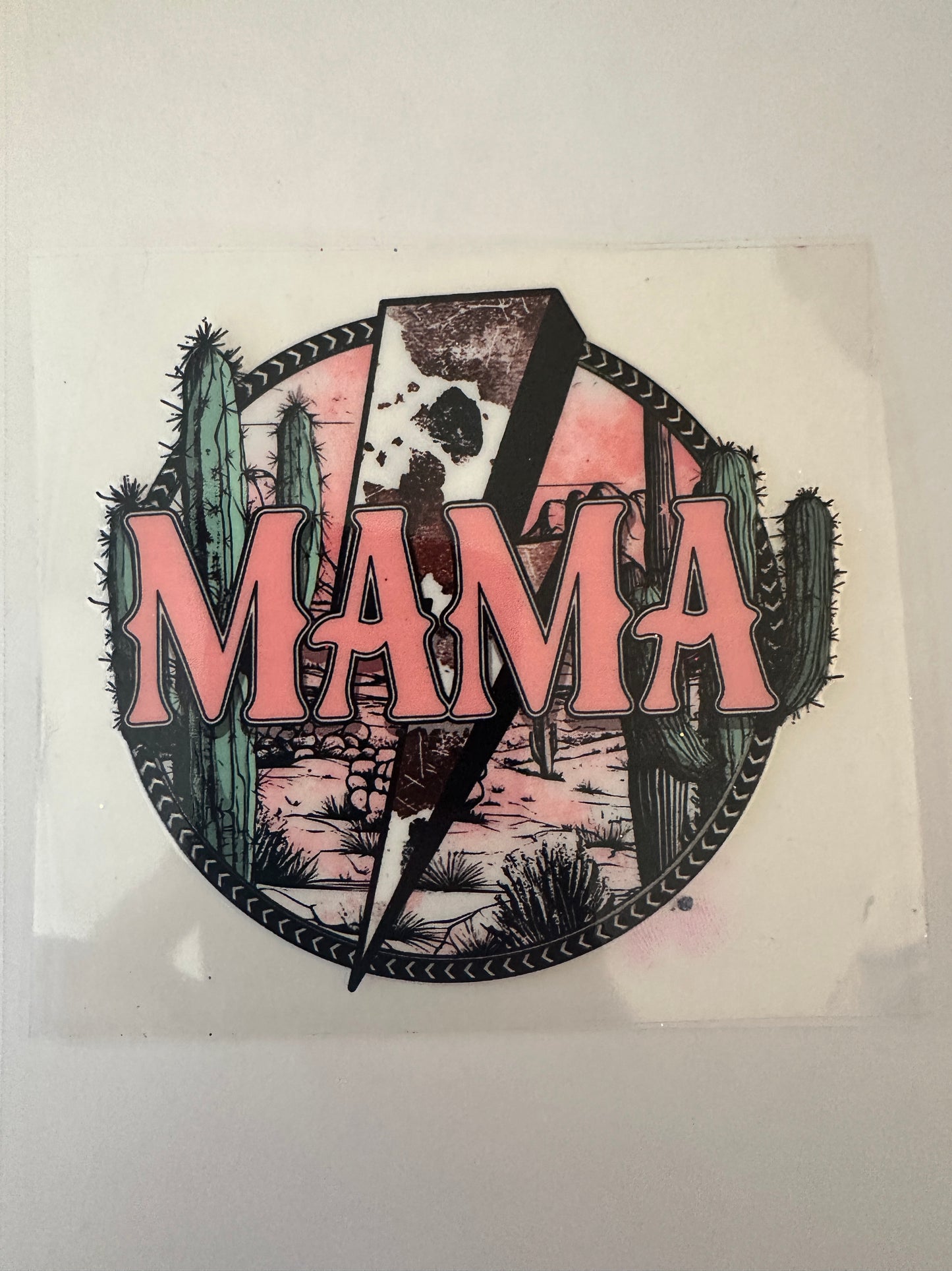 Leopard Lightning Mama Decal
