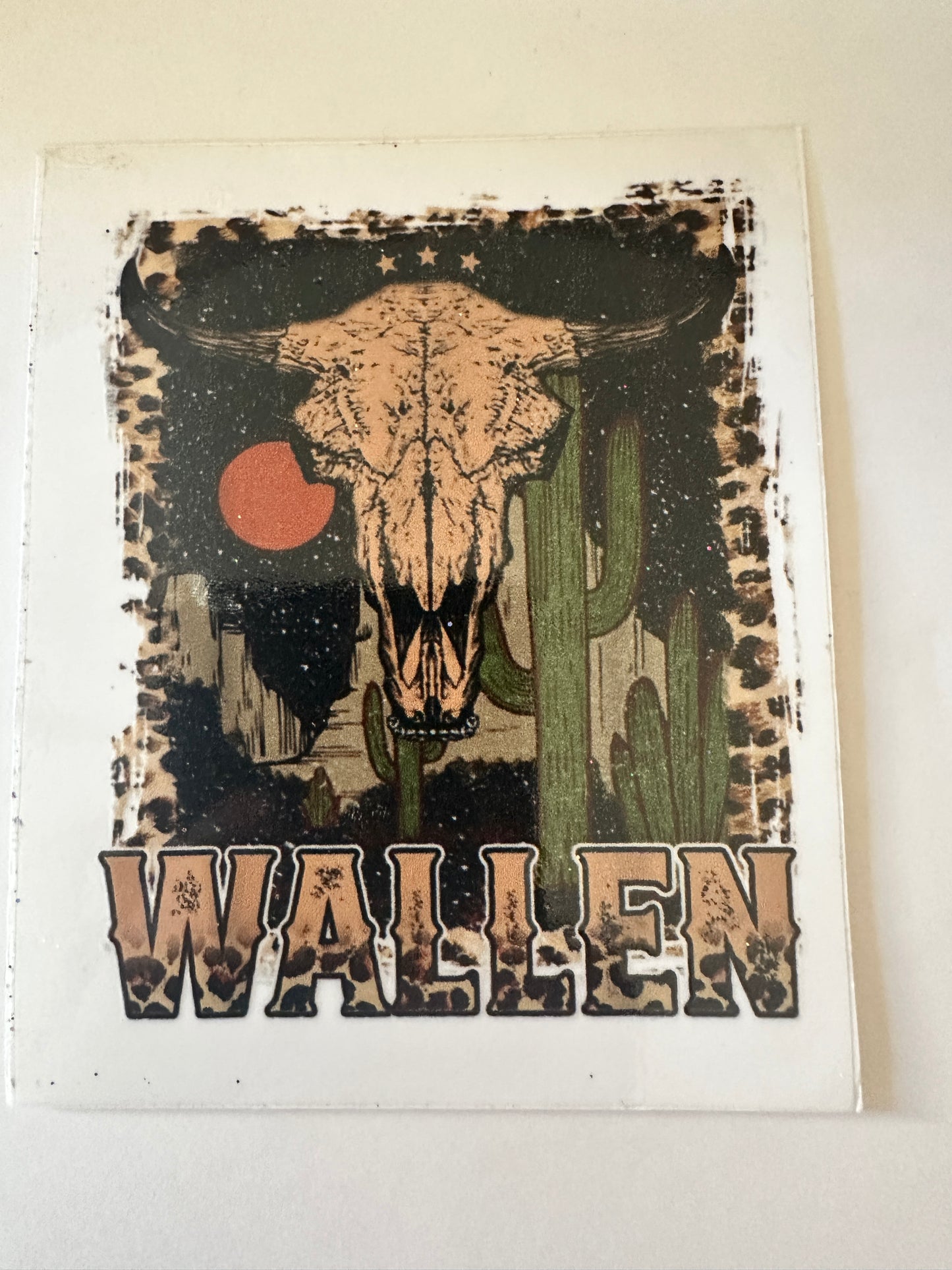 Wallen Cow Skull Decal