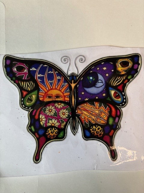 Hippy Butterfly Decal